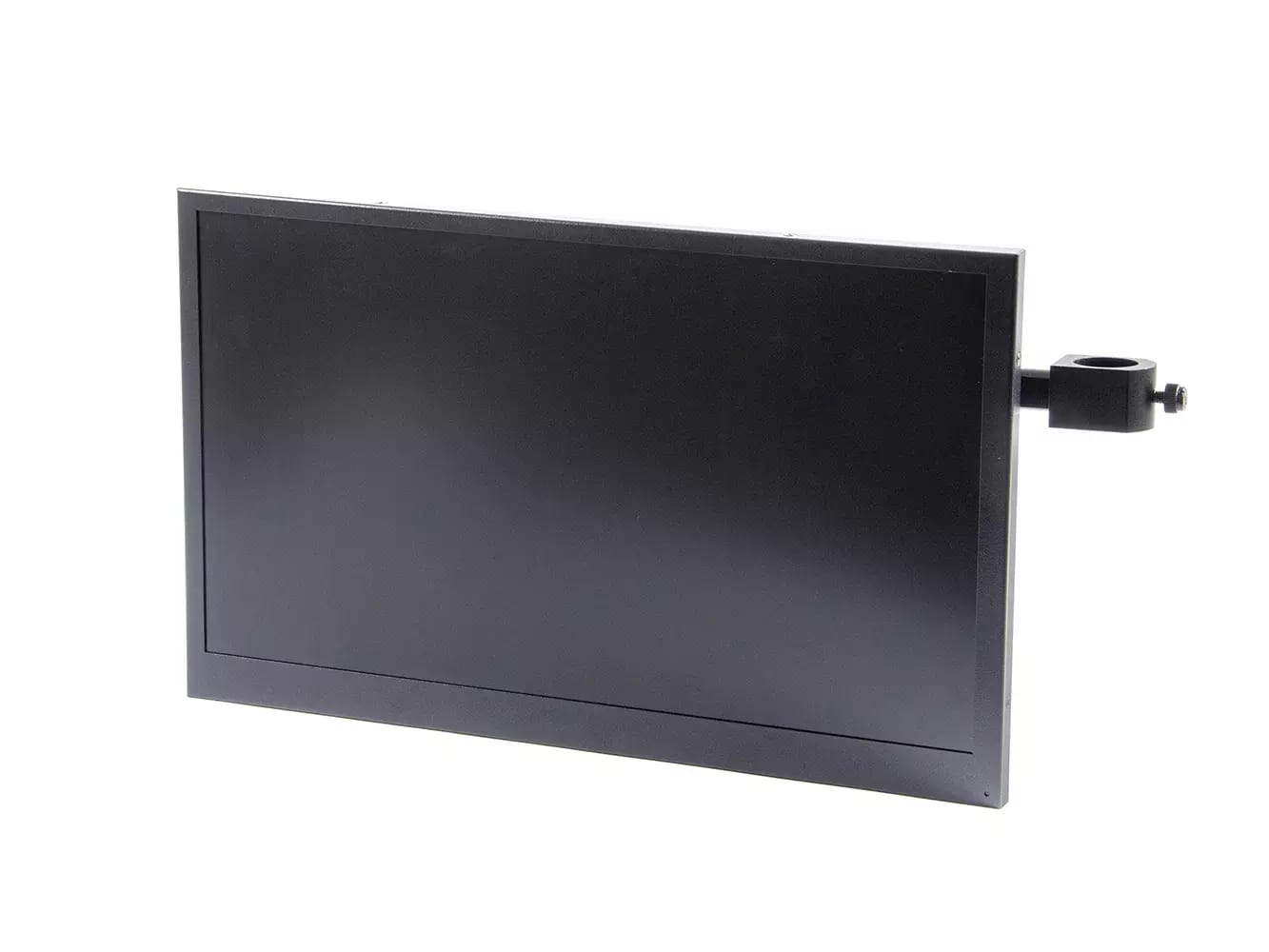 Moniteur FULL HD 15,6\" HDMI, VGA, AV, BNC avec pince pour la connexion au pied du microscope