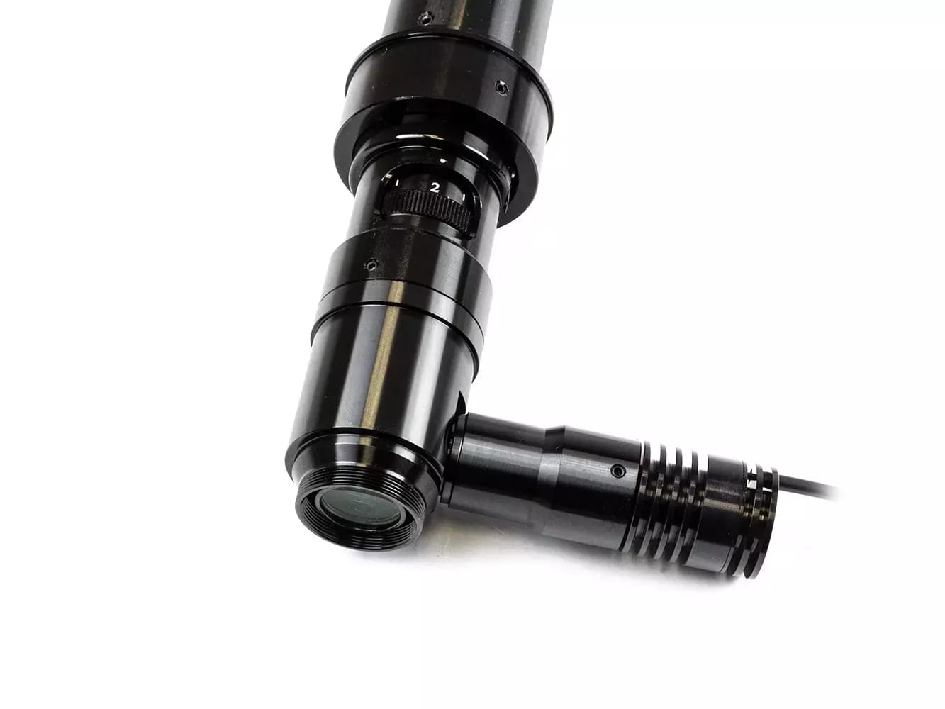 Microscope monoculaire avec grossissement 30-200x et éclairage interne pour l'inspection et la défectoscopie – 2