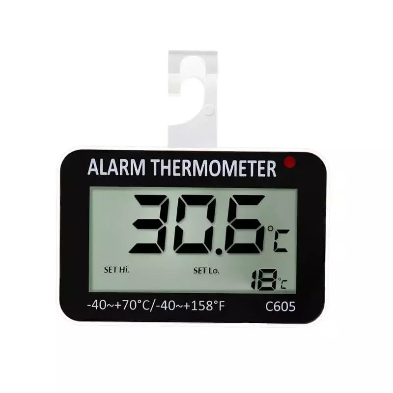 C605 petit thermomètre suspendu pour le contrôle de la température dans les réfrigérateurs et congélateurs -40C ~+70C