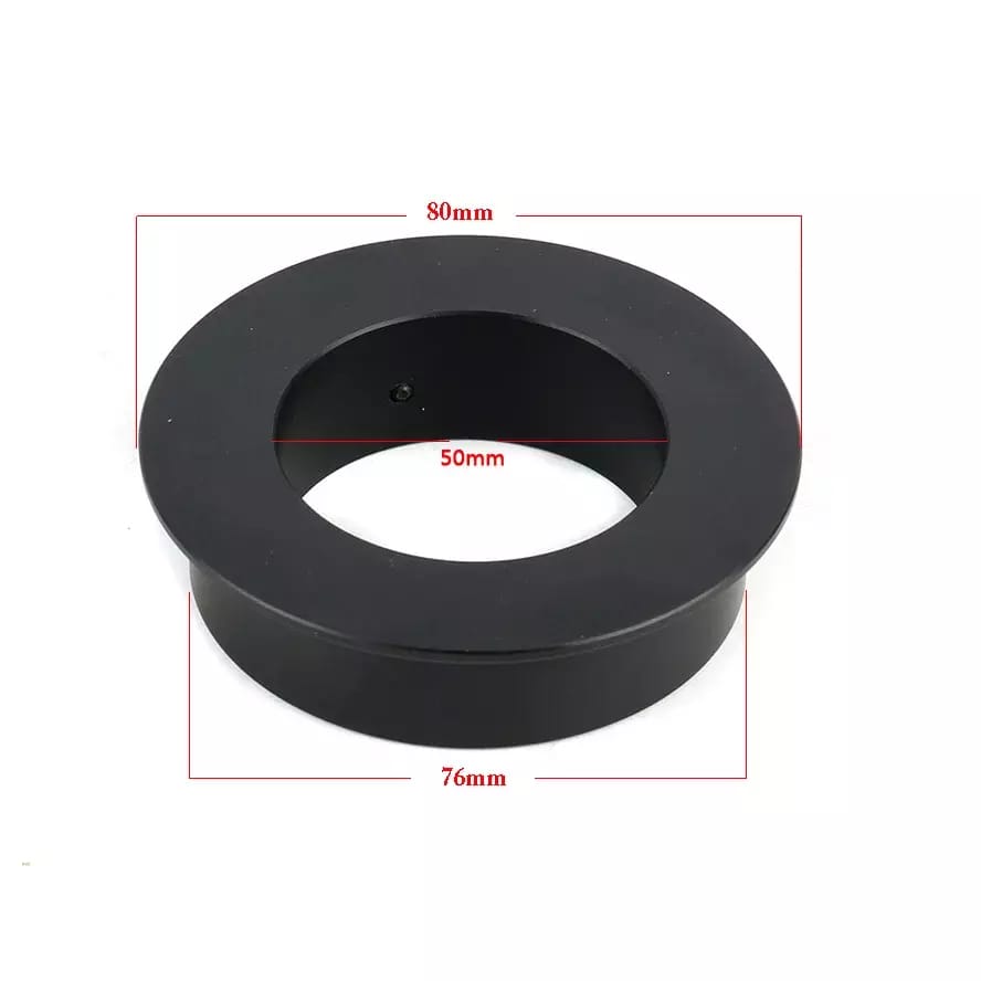 Bague de réduction pour manchons de microscope 76mm – 2