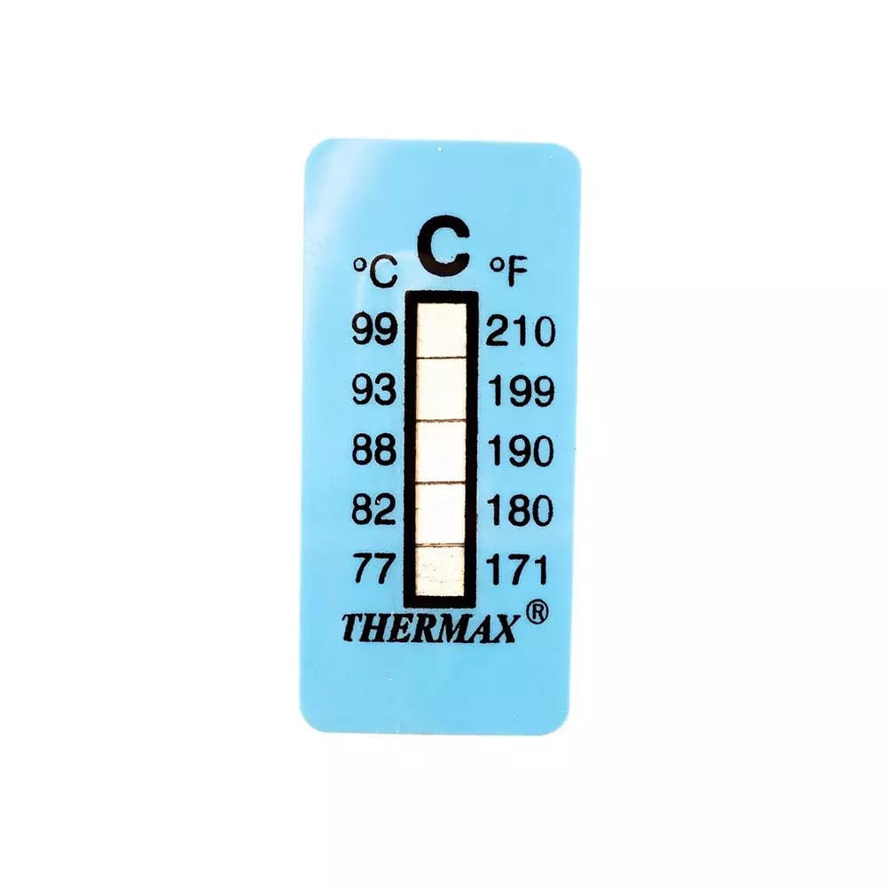 Thermomètre/indicateur autocollant non réversible 77-99°C – 2