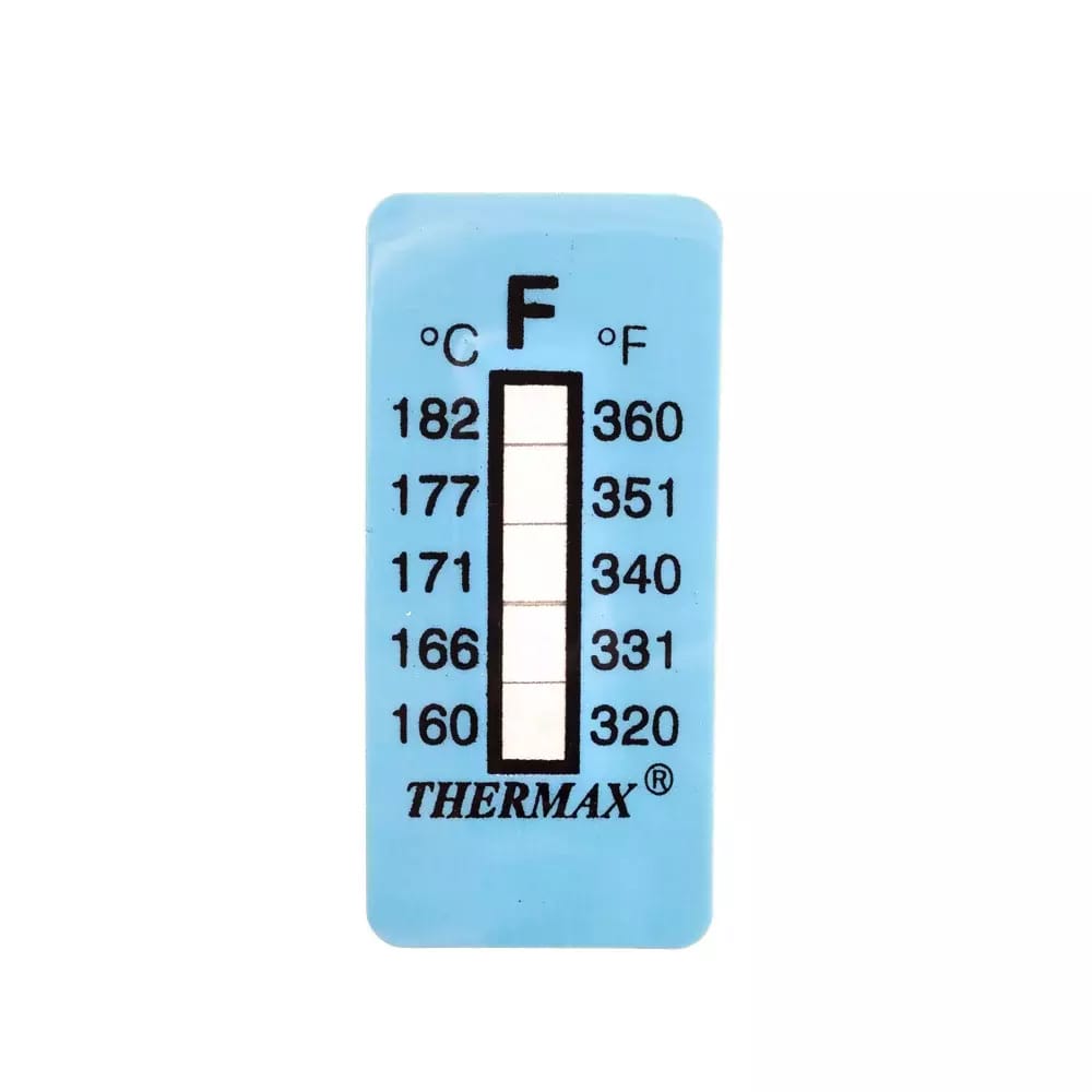 Thermomètre/indicateur autocollant non réversible 160-182°C – 2