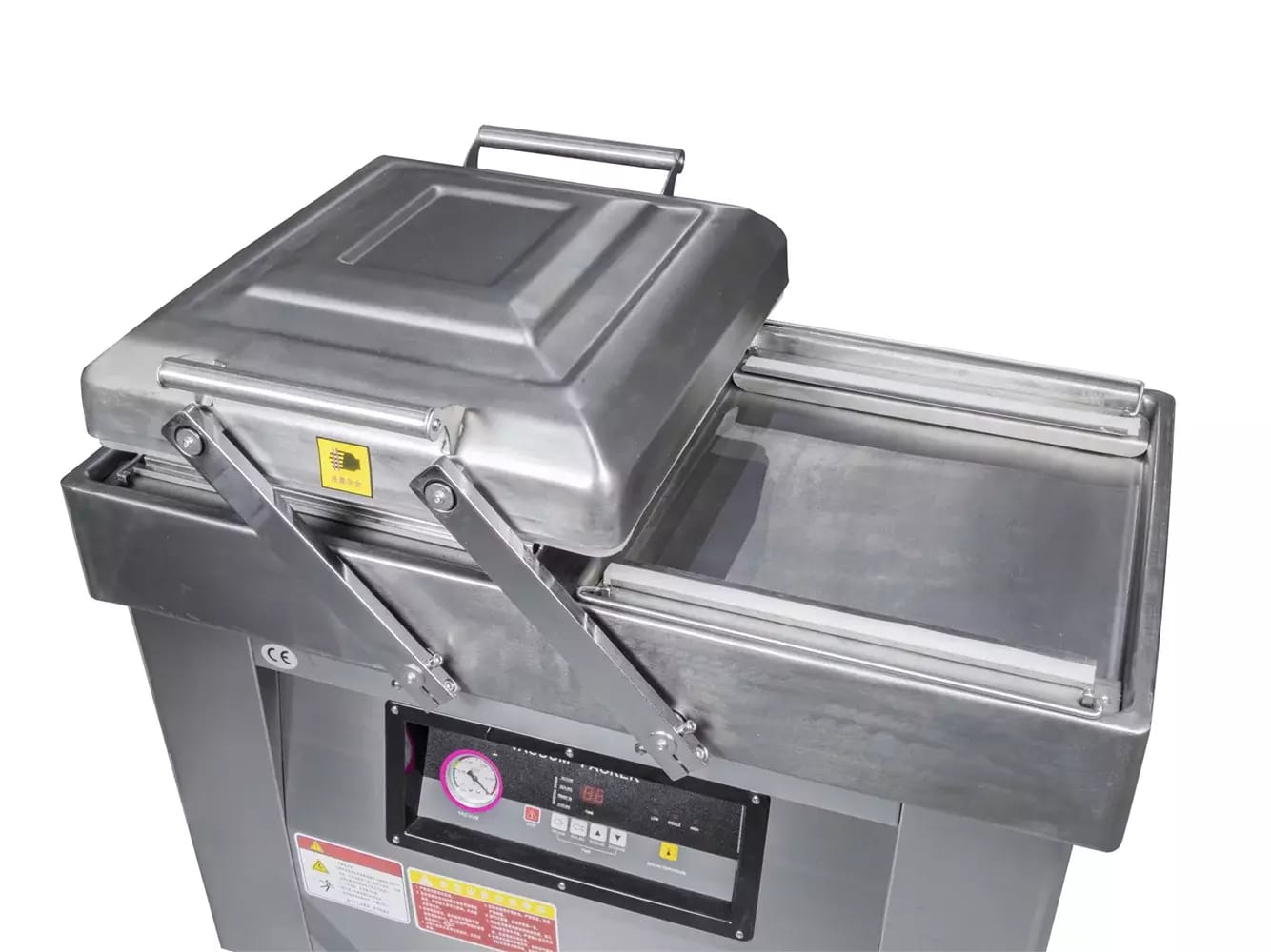 Machine à double vide DZ-400-2SX avec marquage des données d'expiration et de production. – 2