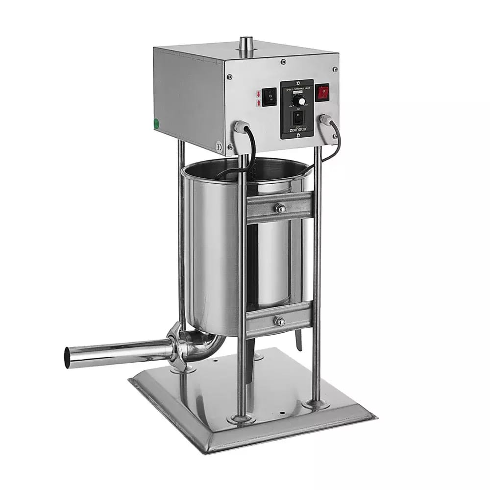 Boyau en acier inoxydable et remplisseur de saucisses 15L, électrique – 2