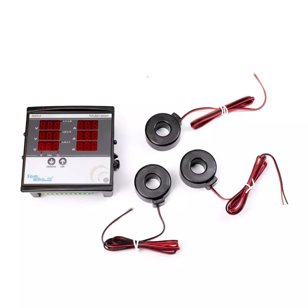 compteur VA pour panneau triphasé 60A 1-500V – 2