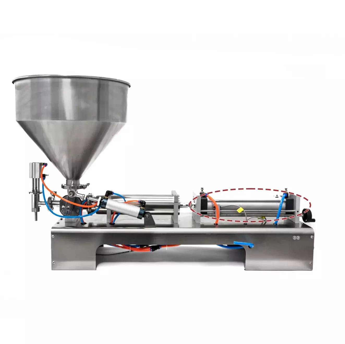Maître-cylindre pneumatique SU250x50 pour machine de remplissage de pâtes et de liquides 50 - 1000 ml – 2