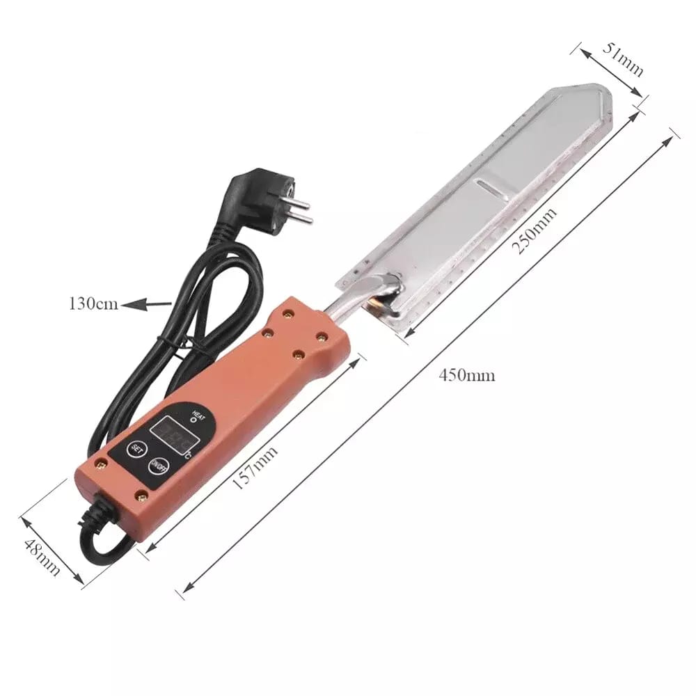 Couteau de déroulage électrique en acier inoxydable 230V – 2