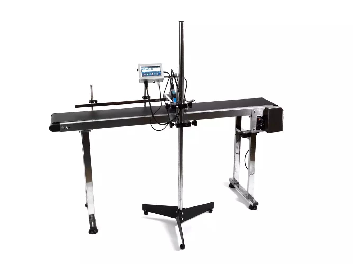 Imprimante à jet d'encre YAOMATEC TIJ avec tapis roulant pour l'impression d'emballages, de bouteilles et de boîtes