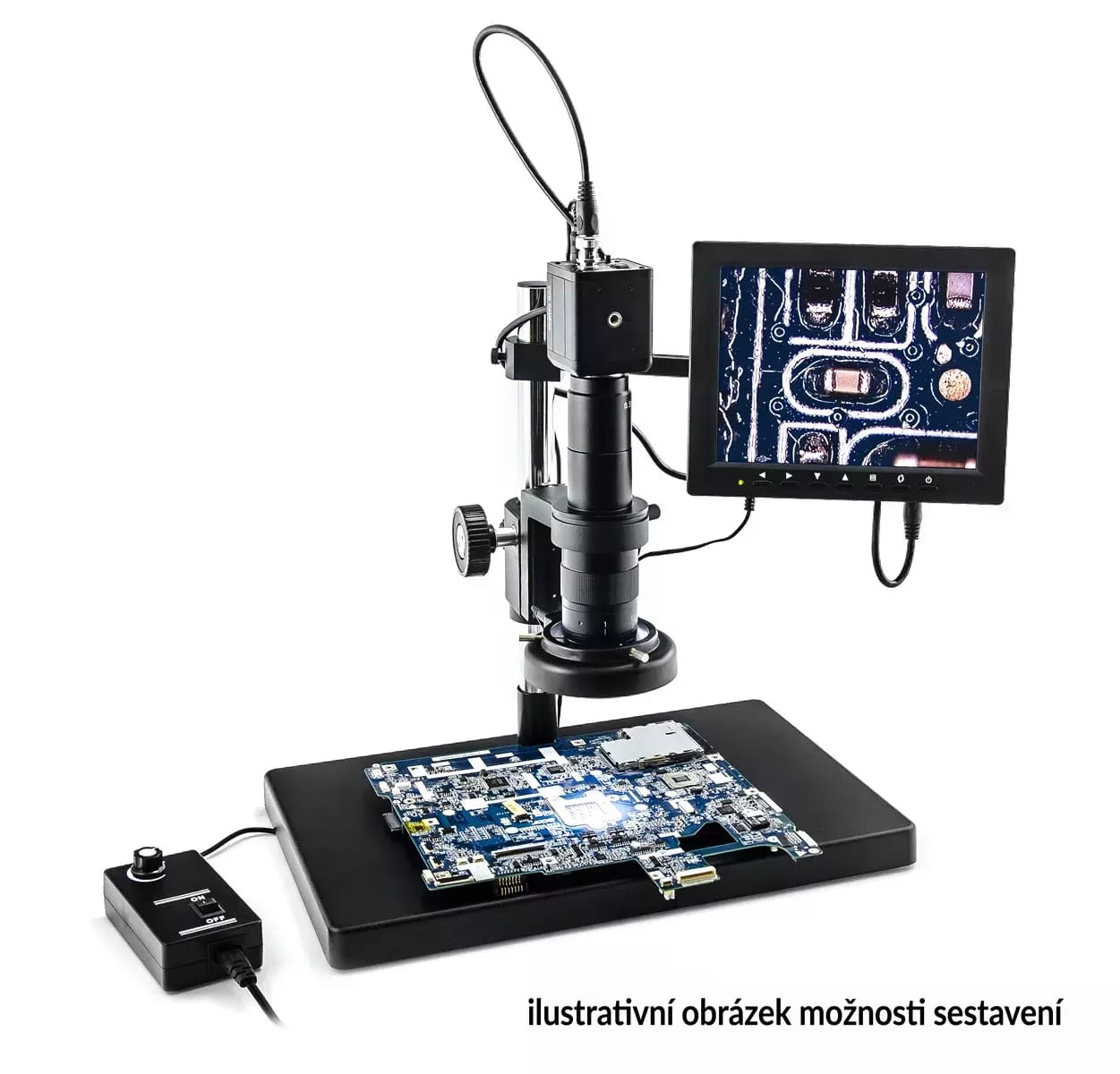 Microscope pour caméra CS avec objectif zoom – 2