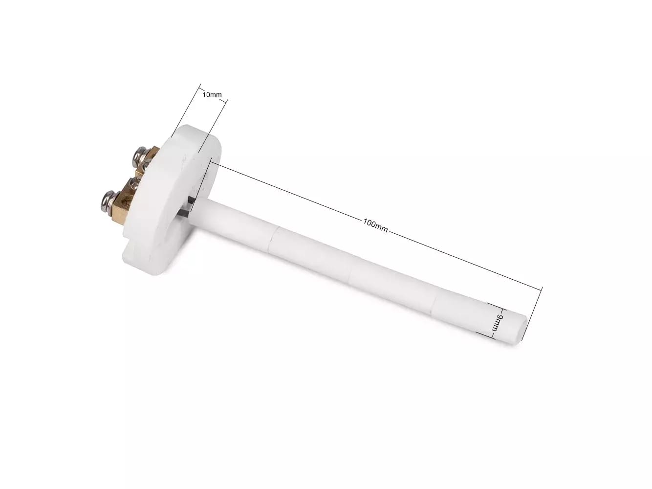 Sonde céramique type K pour la mesure des hautes températures de 0 à 1300°C, longueur 100mm – 2
