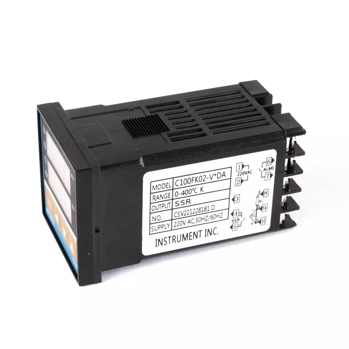 Régulateur PID C100FK02-V*DA - set avec relais SSR et thermocouple K pour la régulation et le contrôle du chauffage – 2