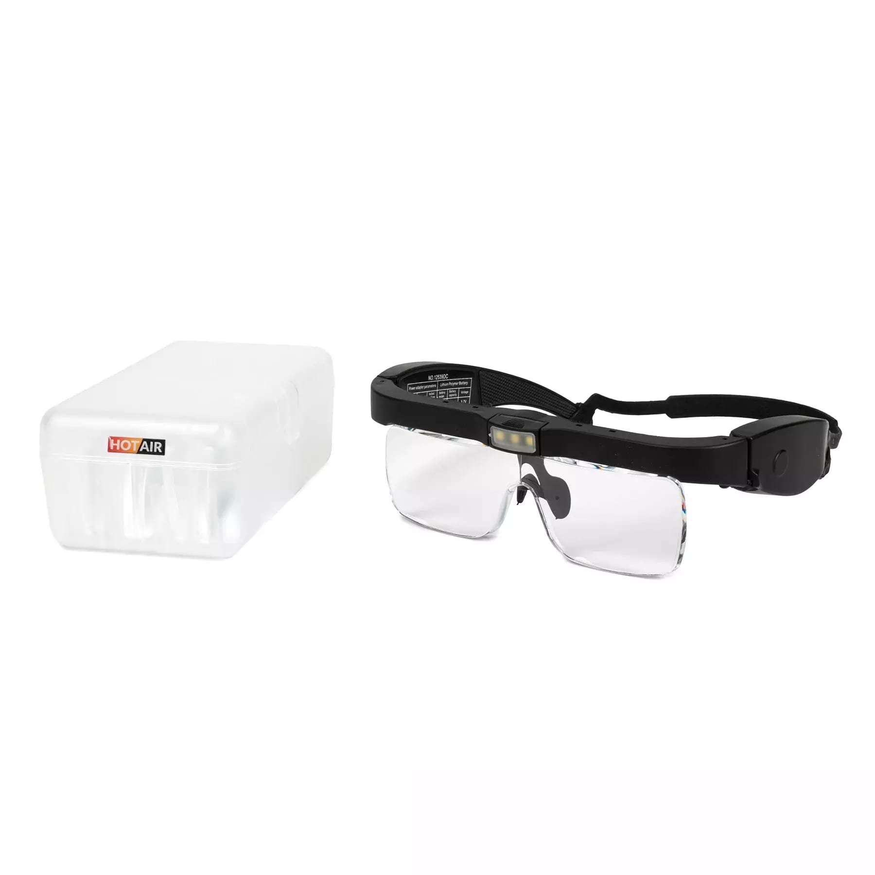 Loupes de service 0,75 - 4X avec éclairage LED et chargeur USB