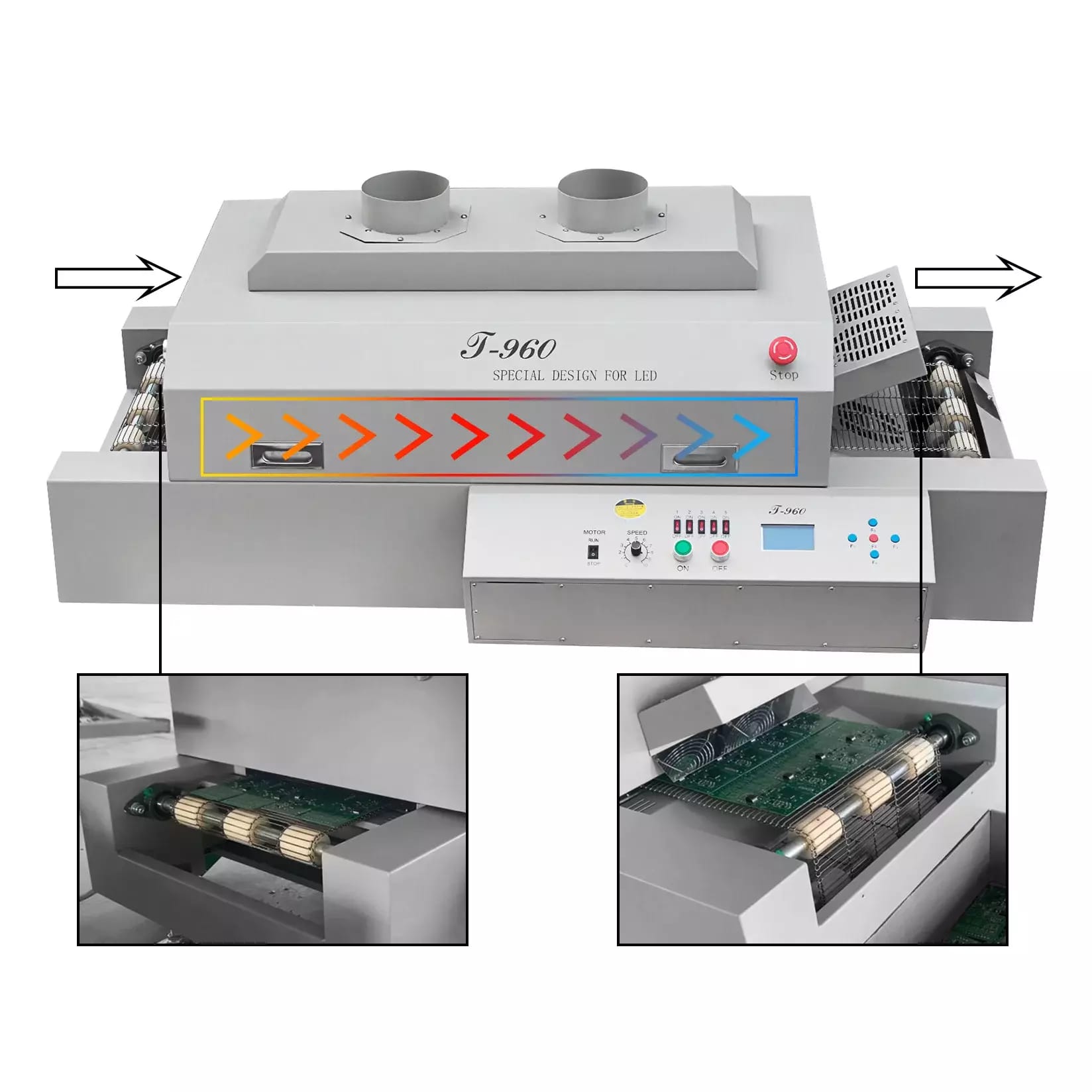 Four de brasage en continu T-960 – 2