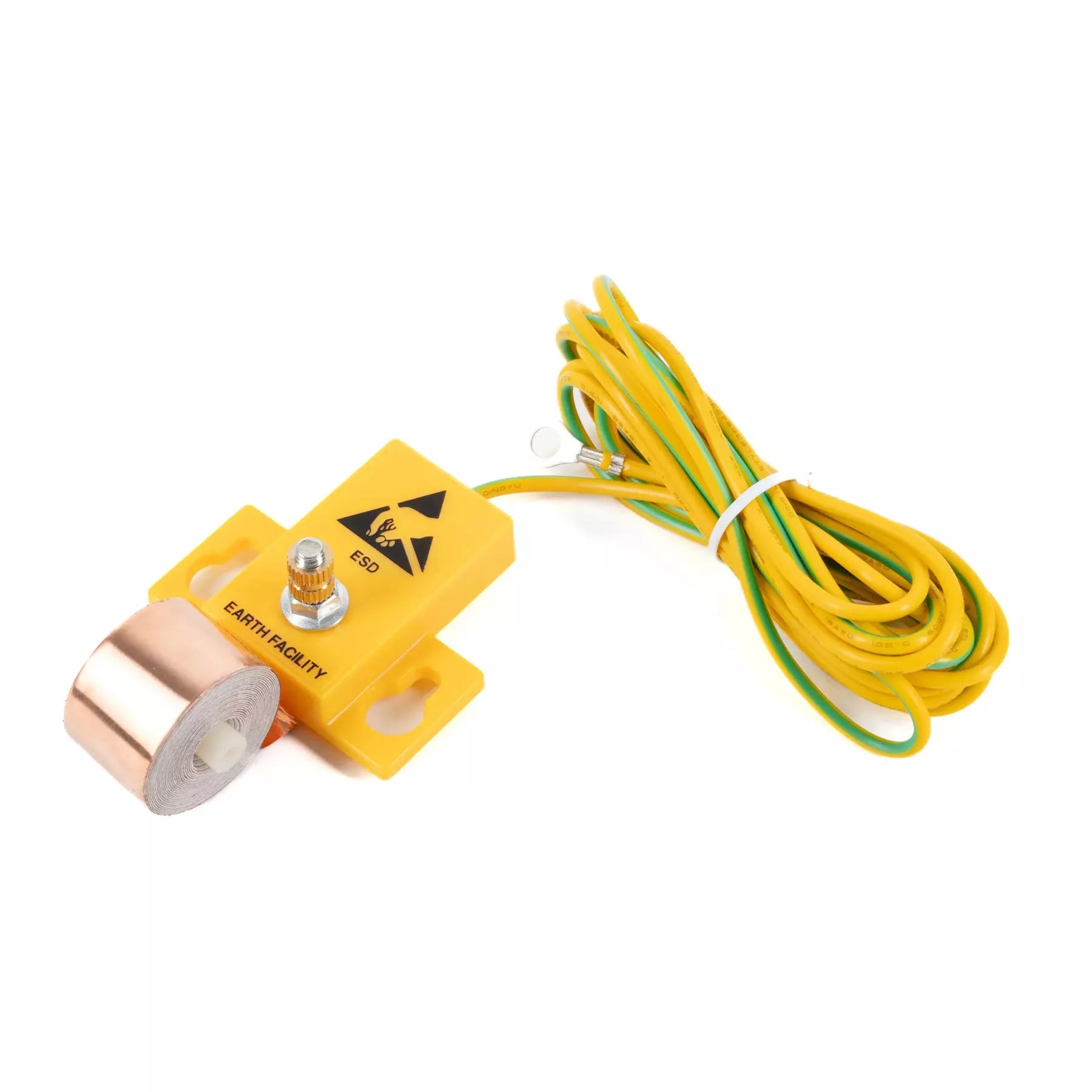 Point de connexion à la terre pour les tapis de sol antistatiques ESD