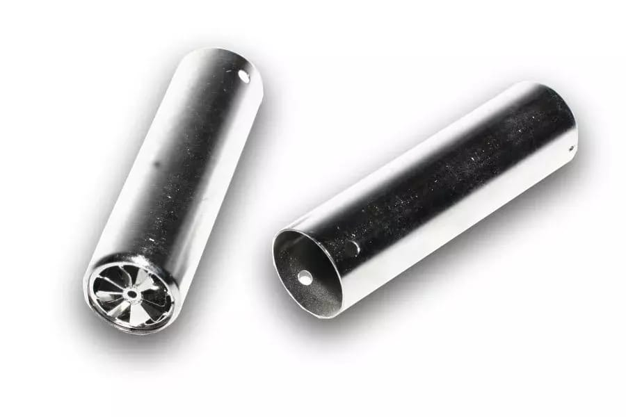 Tube métallique (type 2A) dirigeant le flux d'air