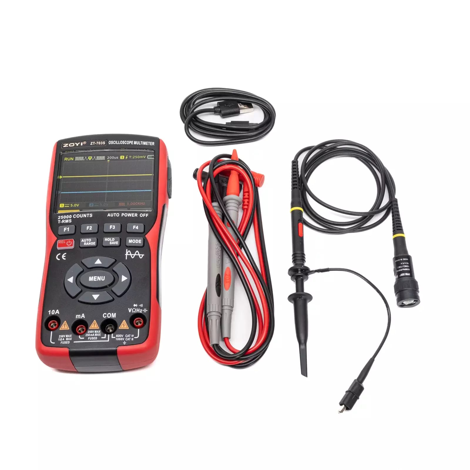 ZOYI ZT-703S 3V1 - multimètre avec oscilloscope et générateur de fonctions – 2