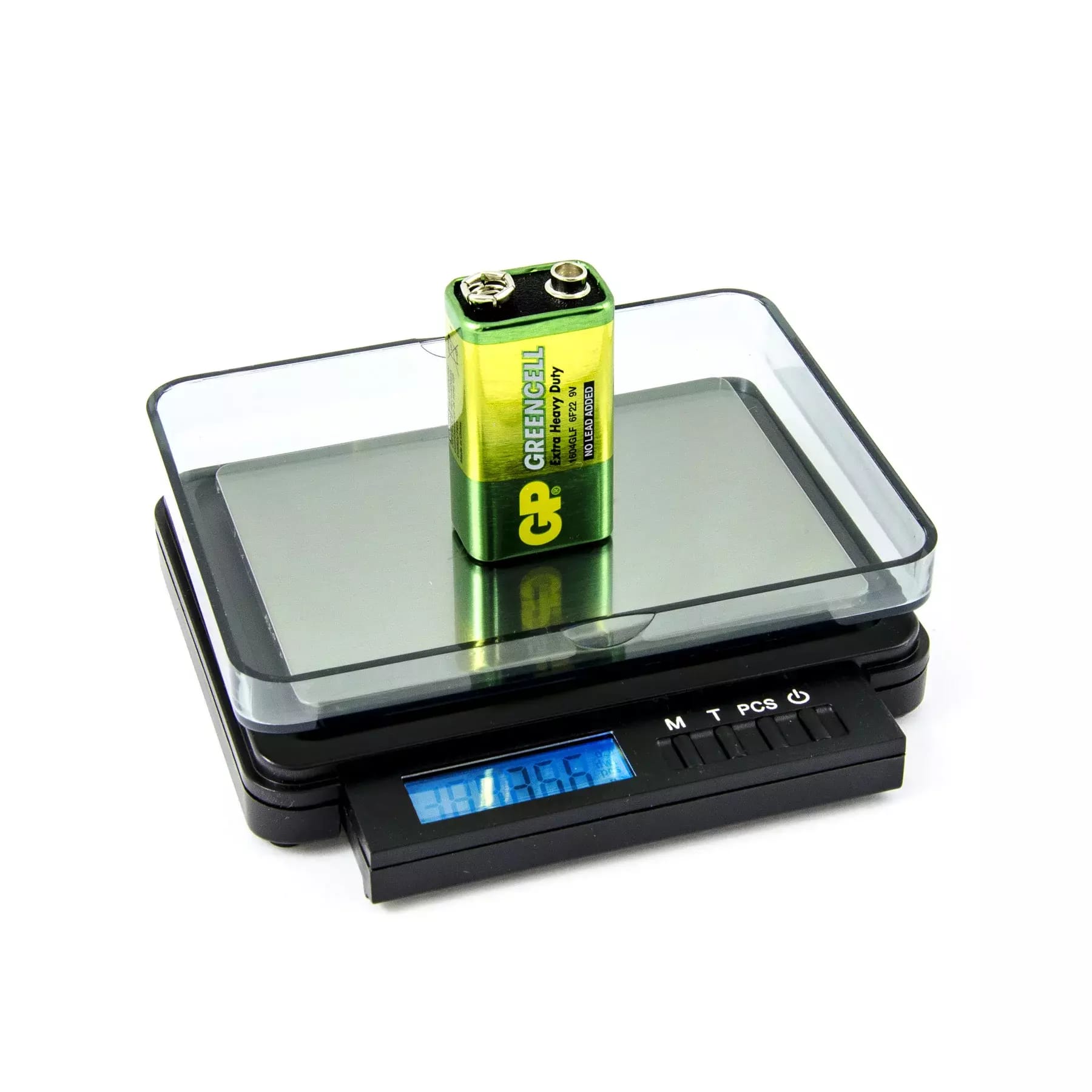 Pèse-lettre numérique avec une capacité de pesée de 2 kg et une fraction de 0,1 g