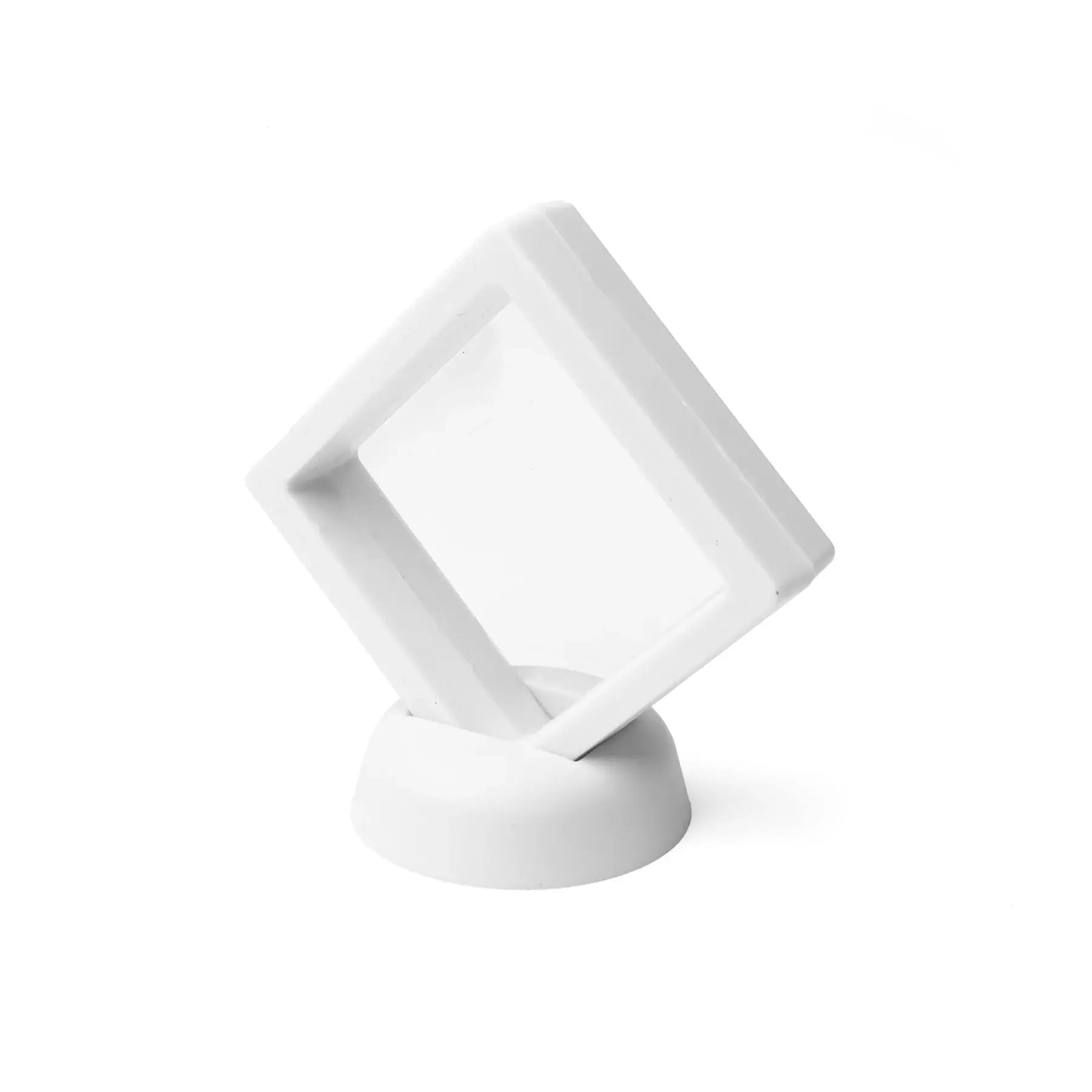 Support pour cadre 3D blanc – 2