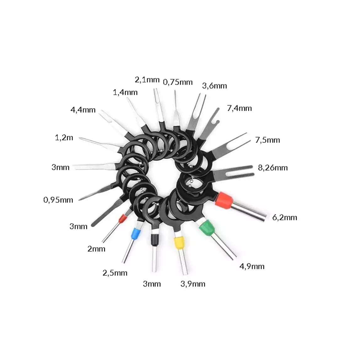 Jeu de poinçons pour connecteurs 18pcs – 2