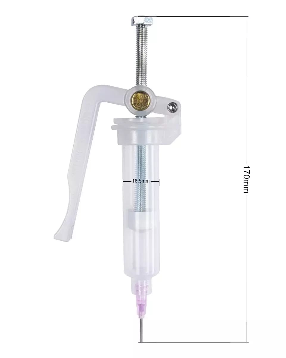Distributeur / applicateur manuel de pâte visqueuse (pâte d'étain) avec cartouche de 10ml – 2