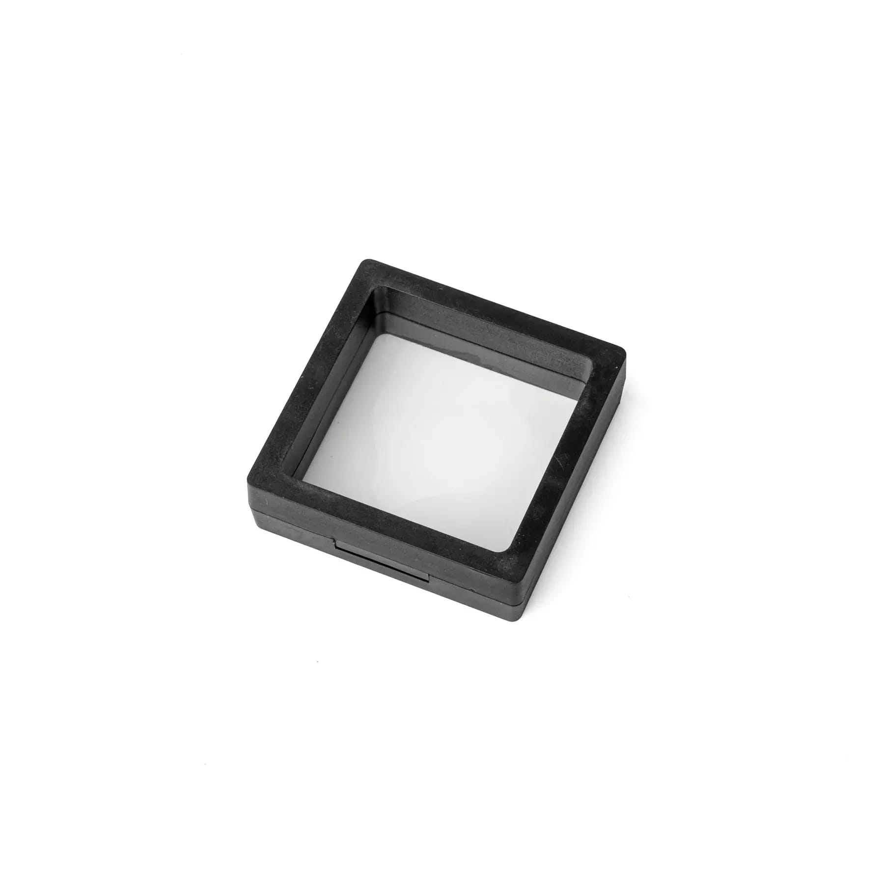 cadre 3D pour pièces et bijoux noir 7x7x2 cm